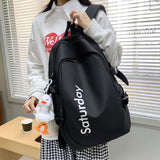 カラージップフロントロゴリュック