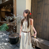 ボタニカルマキシワンピース