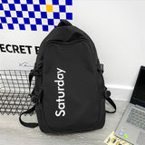 カラージップフロントロゴリュック