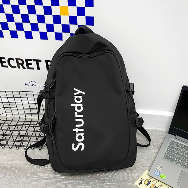 カラージップフロントロゴリュック