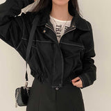 カジュアルステッチアクティブジャケット