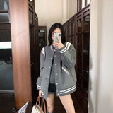 グレーオーバーブルゾン