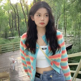 スムージーカクテルボーダーカーディガン