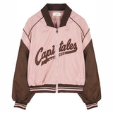 バイカラーカジュアルスタジャン