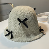 ミニリボンフレンチボアハット