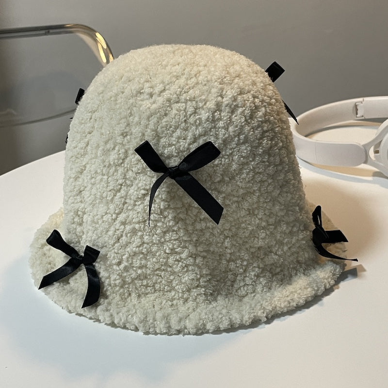 ミニリボンフレンチボアハット