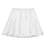 レイヤードフレアティアードスカート