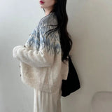 ノルディックモヘアカーディガン