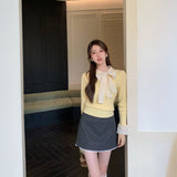 エレガントドットタイトスカート