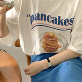 パンケーキプリントTシャツ