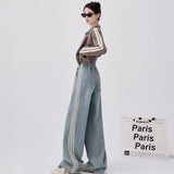 イージーストレートトラックデニム