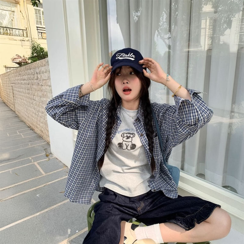 カジュアルスタンダードチェックシャツ