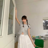 レースフリルレイヤードトップス