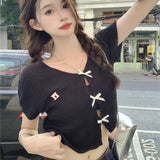 ミニリボンケーブルカーディガン