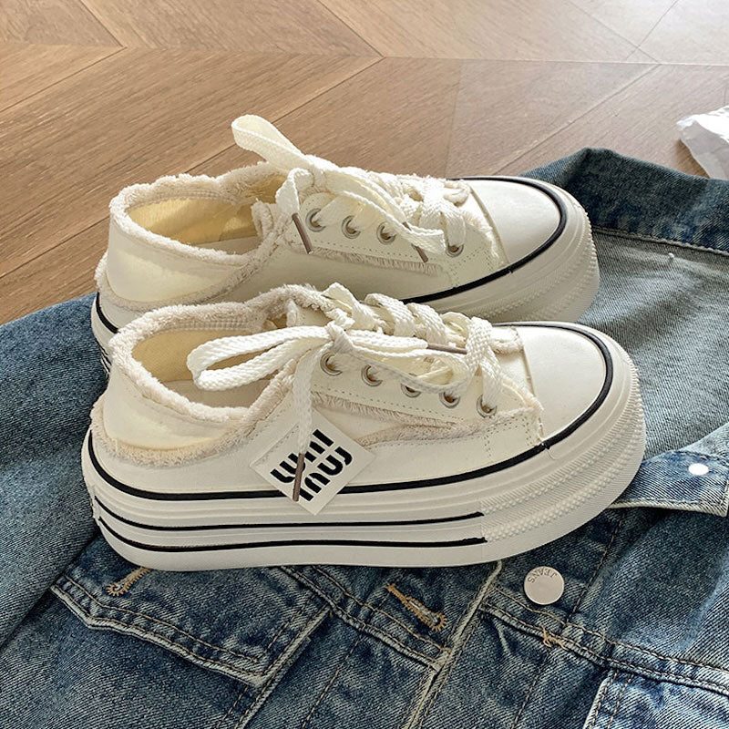 デザインストリングガールズスニーカー