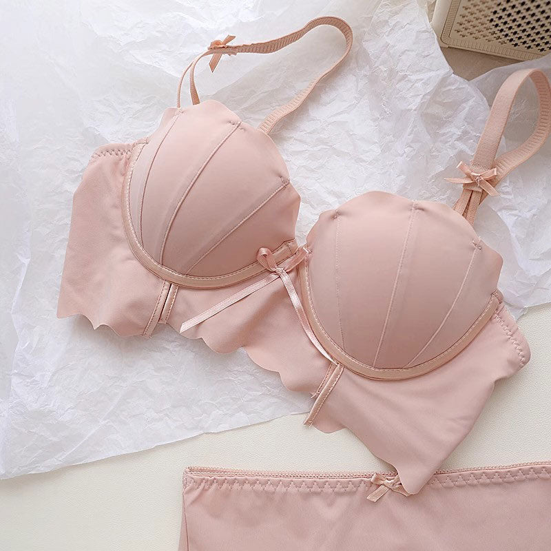 シェルカップブラ&ショーツSET
