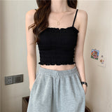 シャーリングギャザーキャミソール