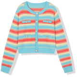 スムージーカクテルボーダーカーディガン