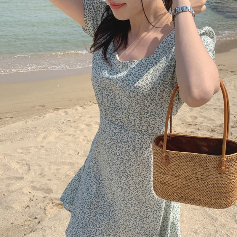 アンティークフローラルワンピース