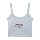 カップ付きロゴタンクトップ