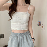 シャーリングギャザーキャミソール