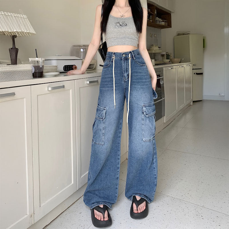 リラックスルーズカーゴデニム