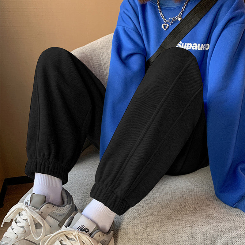 裏起毛スリムウォームスウェットパンツ