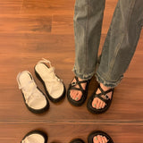 スキニーストラップサンダル