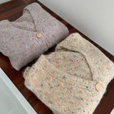 マーブルドットカーディガン