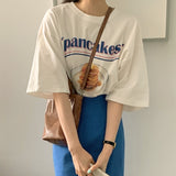 パンケーキプリントTシャツ