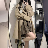 カジュアルスクールトレンチコート