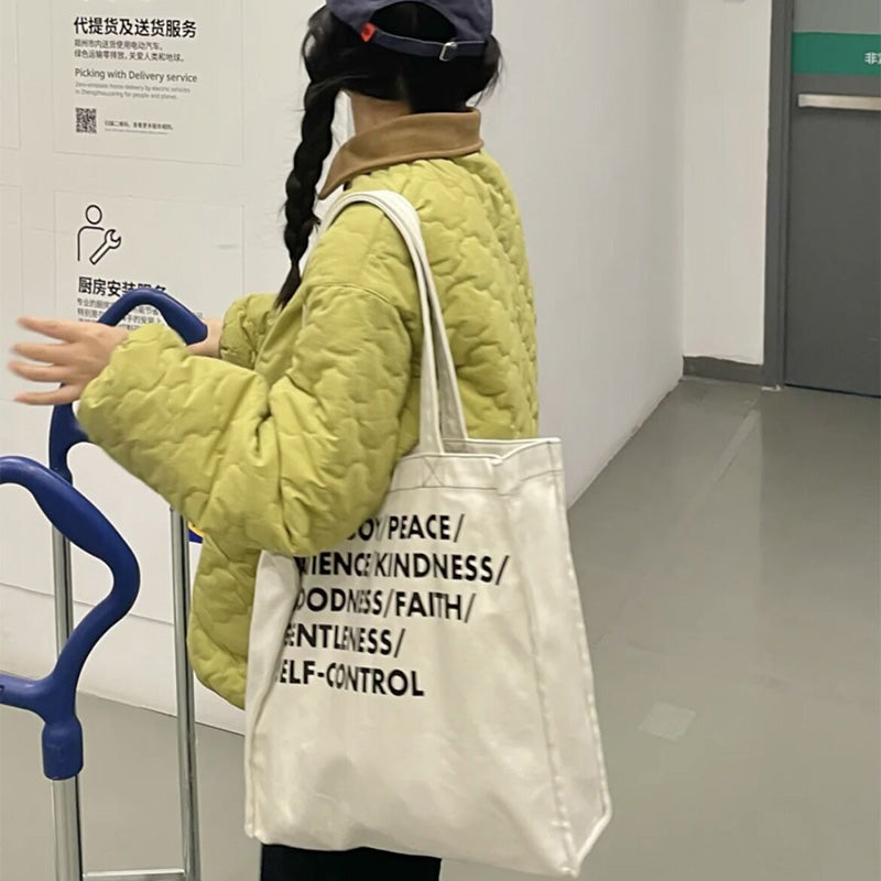 ワードロゴキャンバストートバッグ