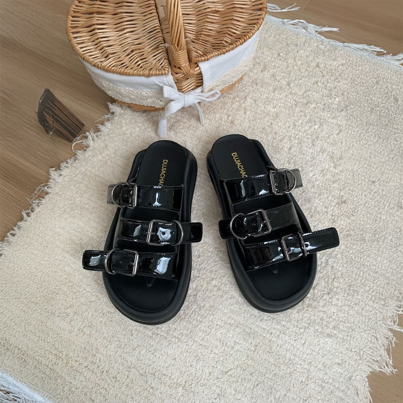 トリプルベルトコンフォートサンダル