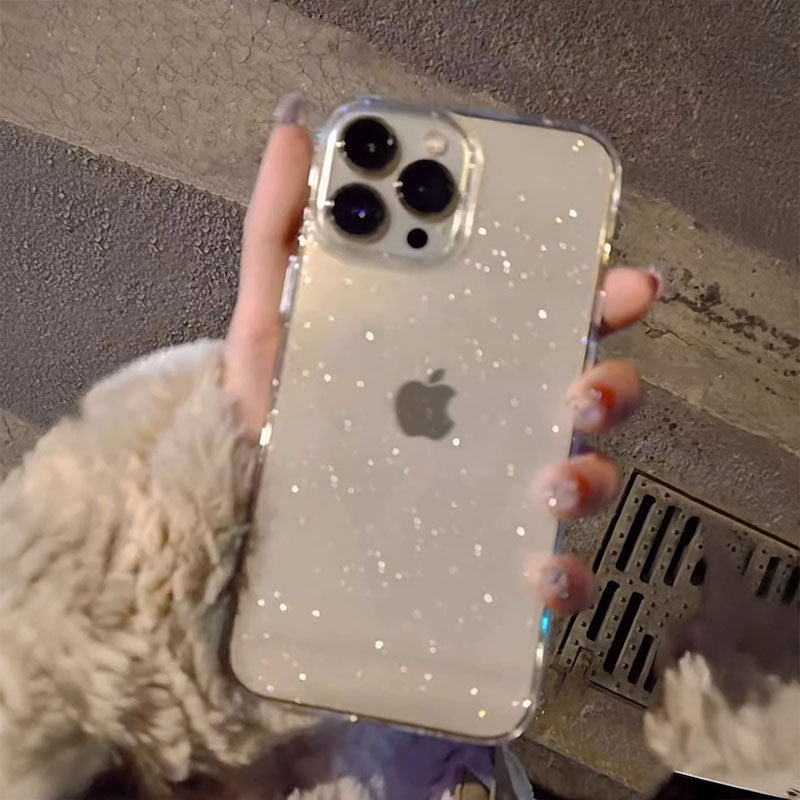 シャンパンラメiPhoneケース