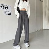 ダブルボタンスタンダードタックパンツ