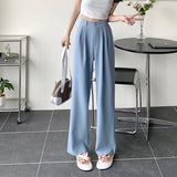 ストレートカラータックパンツ