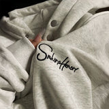 ストリートロゴボタンフーディー