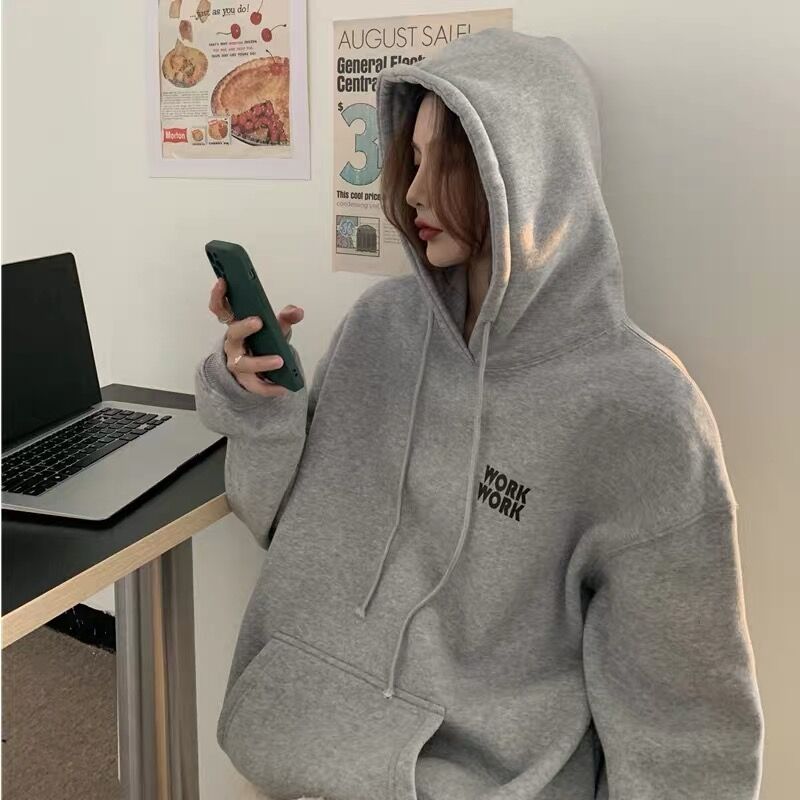 バックロゴビッグフーディー