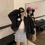 カジュアルナイロンブルゾン