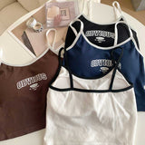 カップ付きアメリカンレトロキャミソール