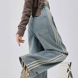 イージーストレートトラックデニム