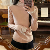 クラシックレースフリルトップス