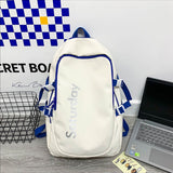 カラージップフロントロゴリュック