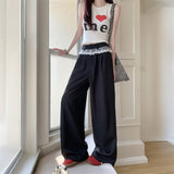 ウエストフリルタックパンツ