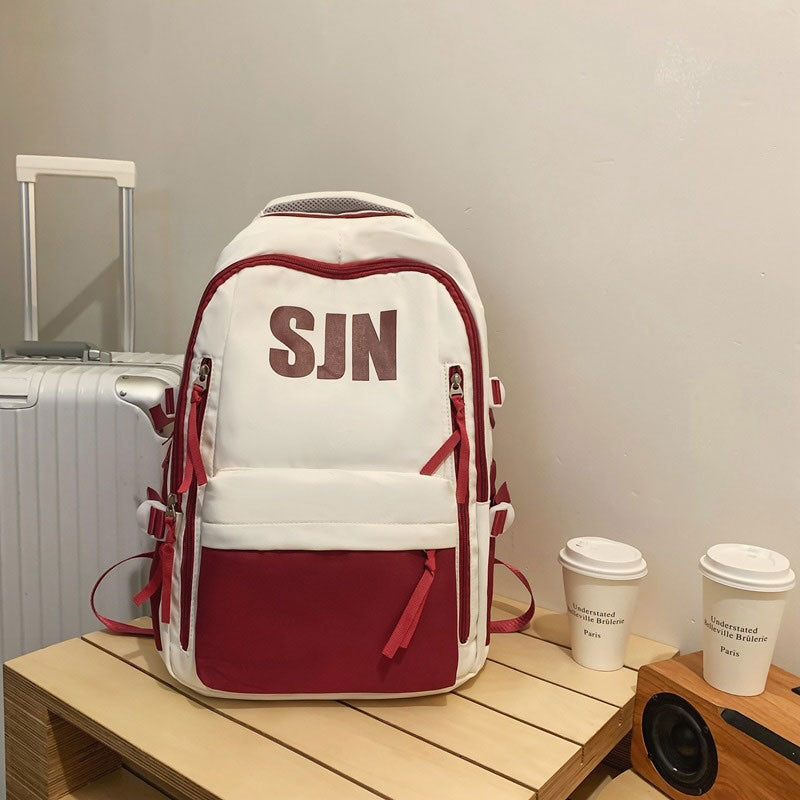 ビッグロゴバイカラーリュック