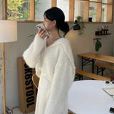 カラーシャギーカーディガン