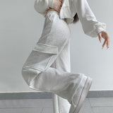 ワイドポケットジャージパンツ