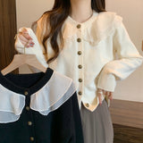 ダブルフリルヴィンテージカーディガン