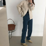 スムーズレザージップジャケット