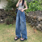 リラックスルーズカーゴデニム